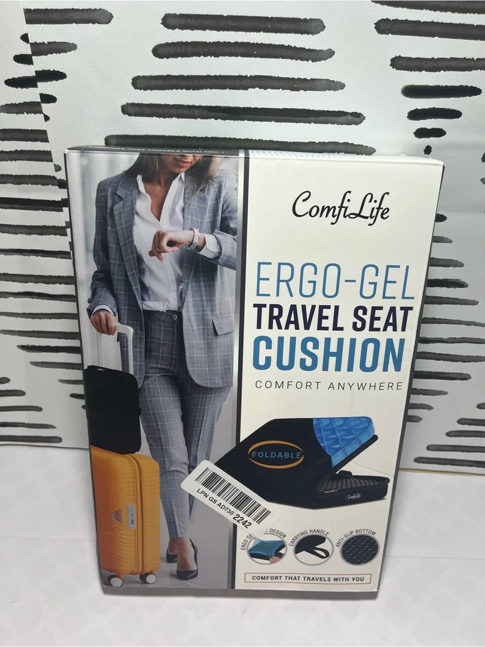 ComfiLife Ergo-Gel Airplane Seat Cushion – Travel Seat Cushion